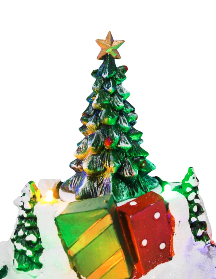 Guirnalda Navideña con Árbol Giratorio - Image 2