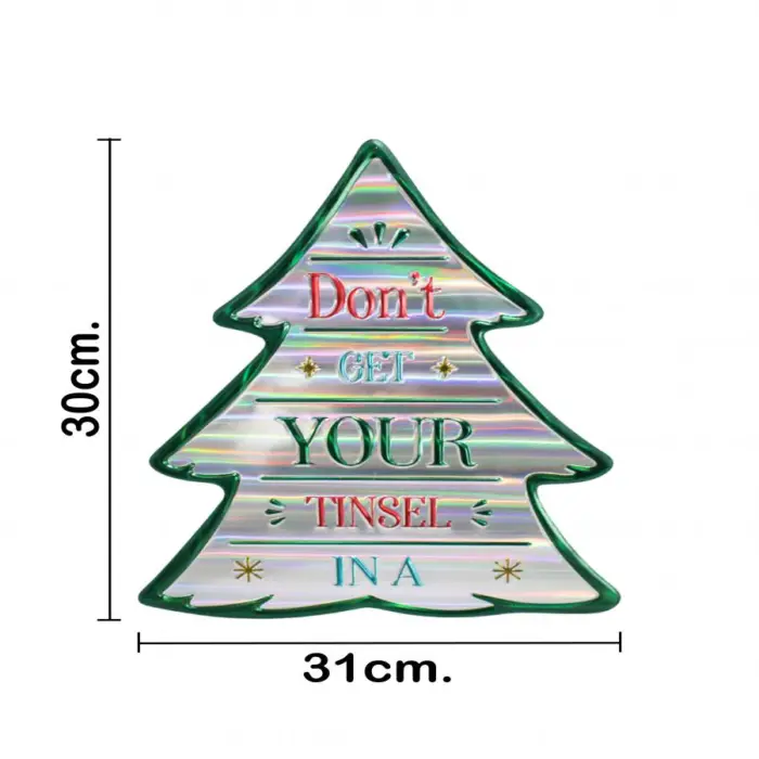 Árbol de metal con textos de 0.5x31x38cm - Image 4