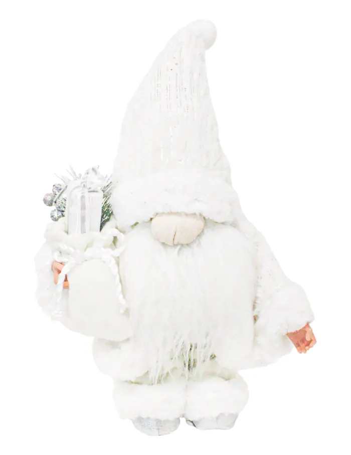 Gnomo con Gorro Blanco