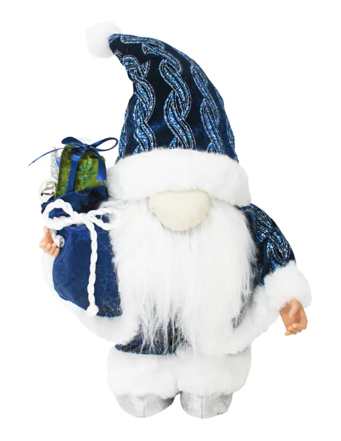 Gnomo con Gorro Azul Marino