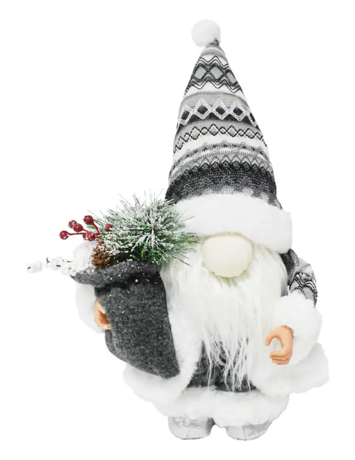 Gnomo con Gorro Jaspe con Blanco