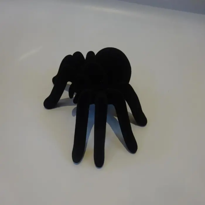 Tarántula Flocado Negro