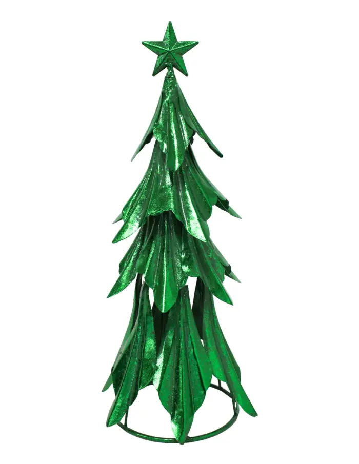Árbol de Navidad con Hojas Verdes