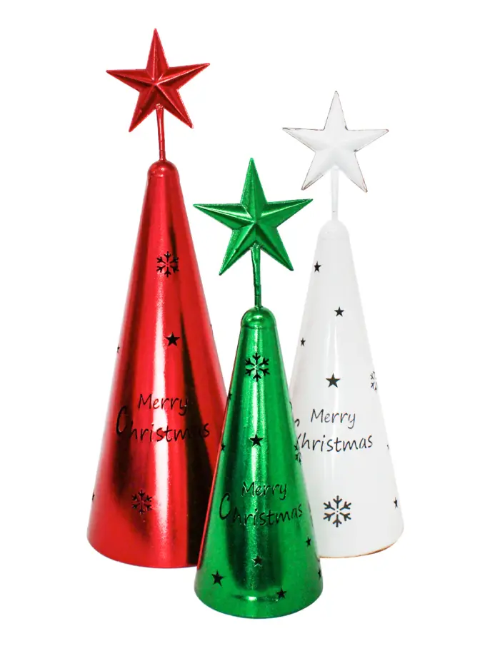 Juego de 3 Árboles Navideños