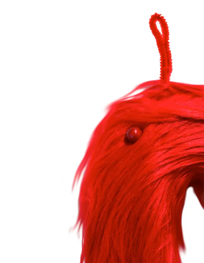 Bastón de Peluche Rojo - Image 2