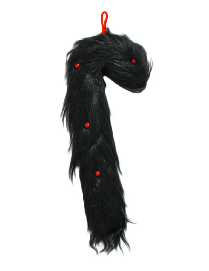 Bastón de Peluche Negro