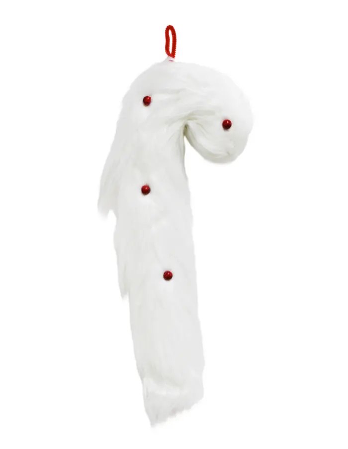 Bastón de Peluche Blanco