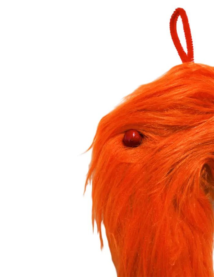 Bastón de Peluche Naranja - Image 2