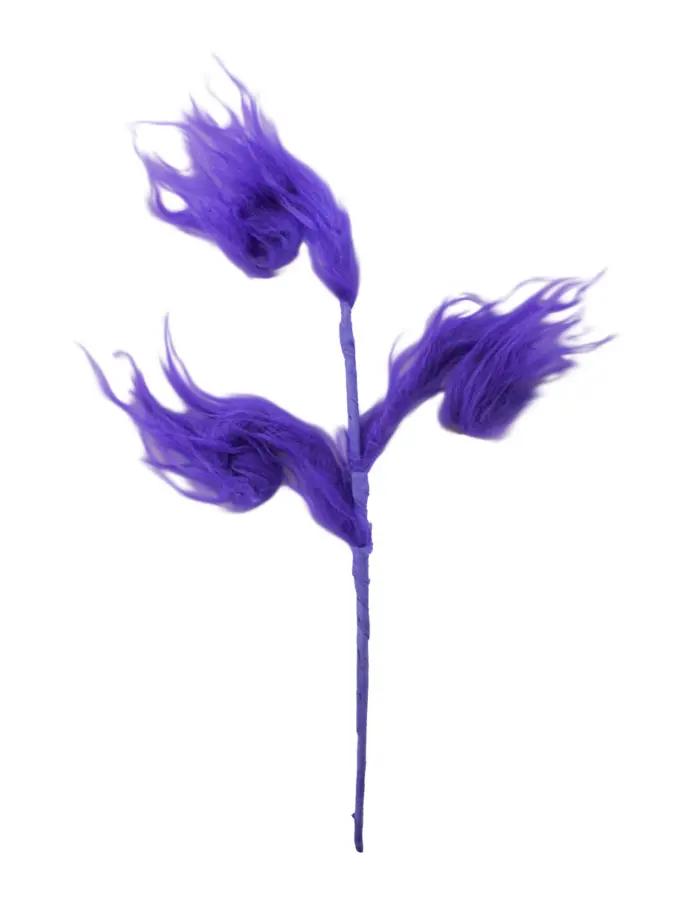 Pick de Peluche Morado Diseño Espiral