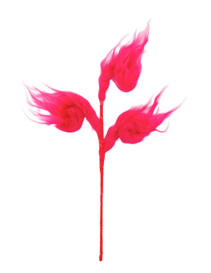 Pick de Peluche Rosa Diseño Espiral