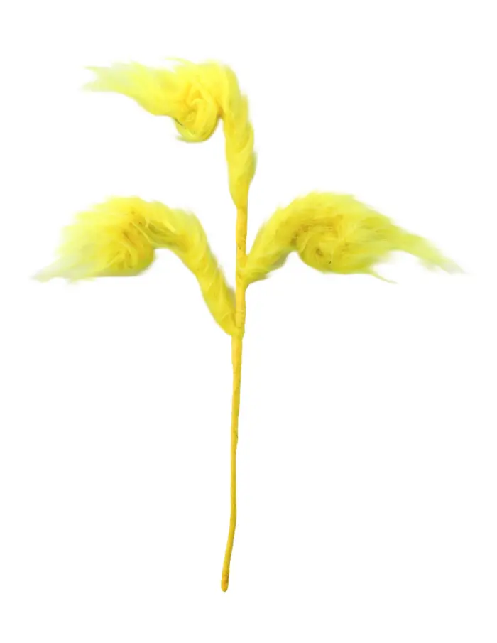 Pick de Peluche Amarillo Diseño Espiral