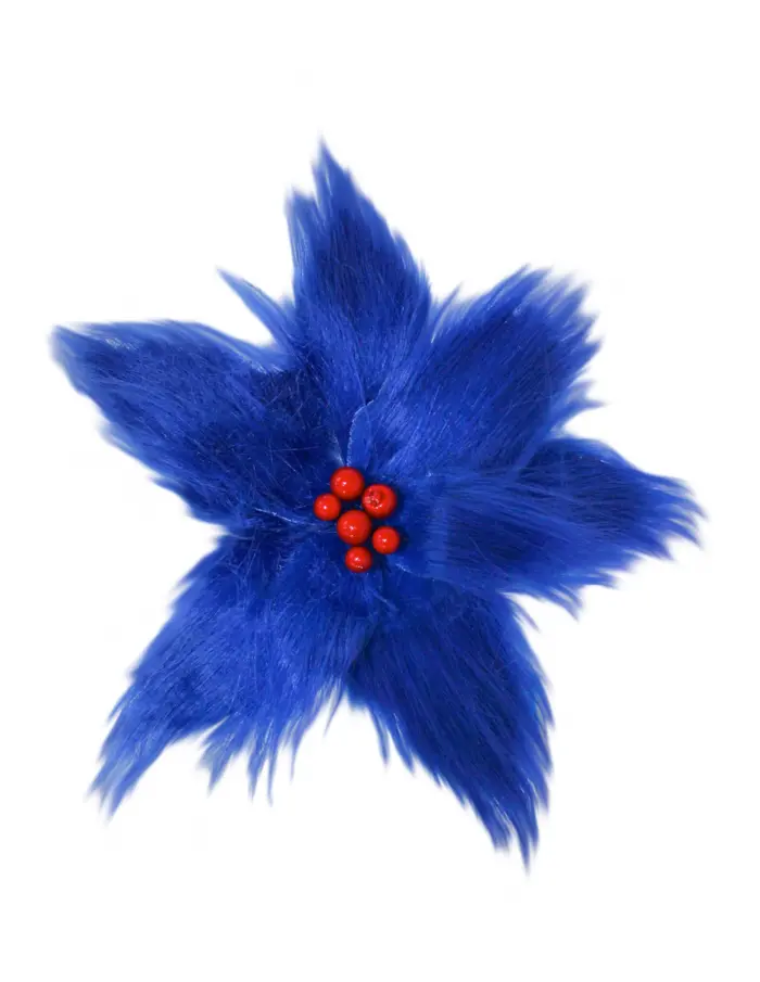 Nochebuena de Peluche Azul Rey
