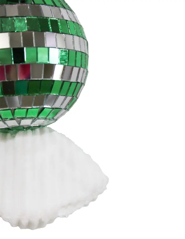 Colgante "Caramelo Disco Ball" Verde y Plata - Image 2