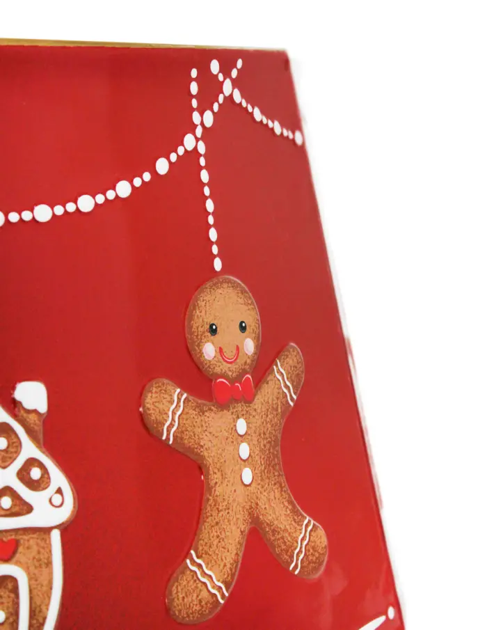 Falda para Árbol de Navidad de Metal Rojo - Image 2