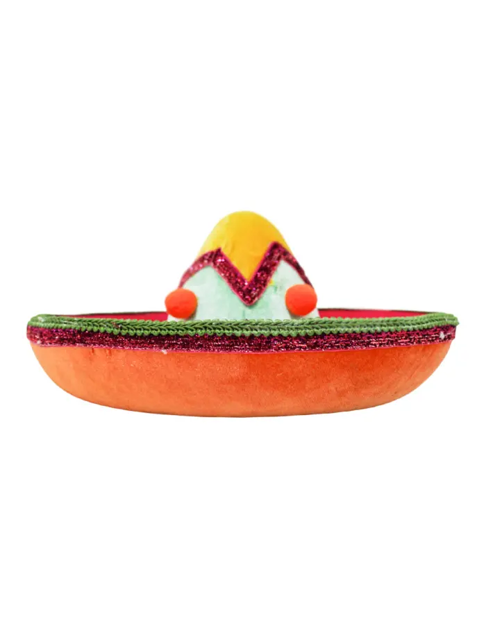 Sombrero colgante de color rosa de 25x25x13cm - Image 2
