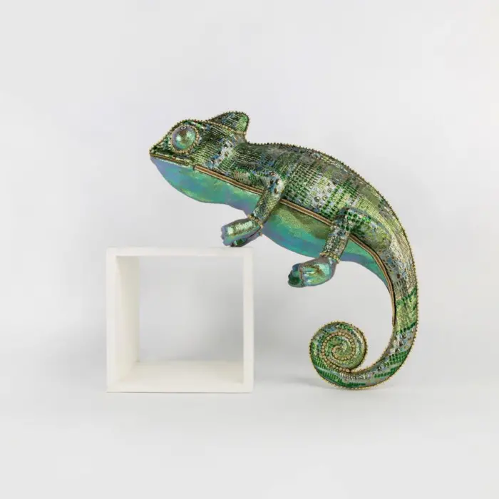 Camaleón Decorativo Verde