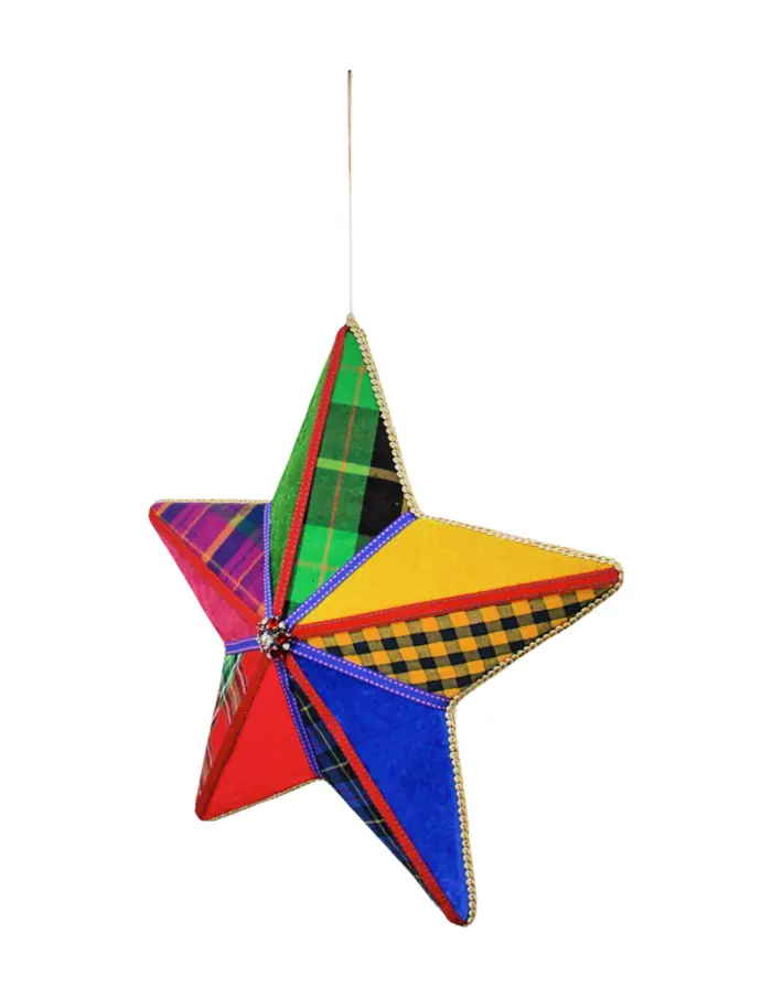 Estrella de colores de 40x15x38cm - Image 2