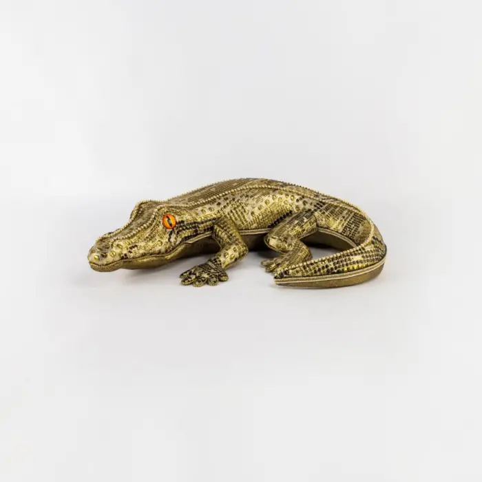Cocodrilo Dorado con Negro