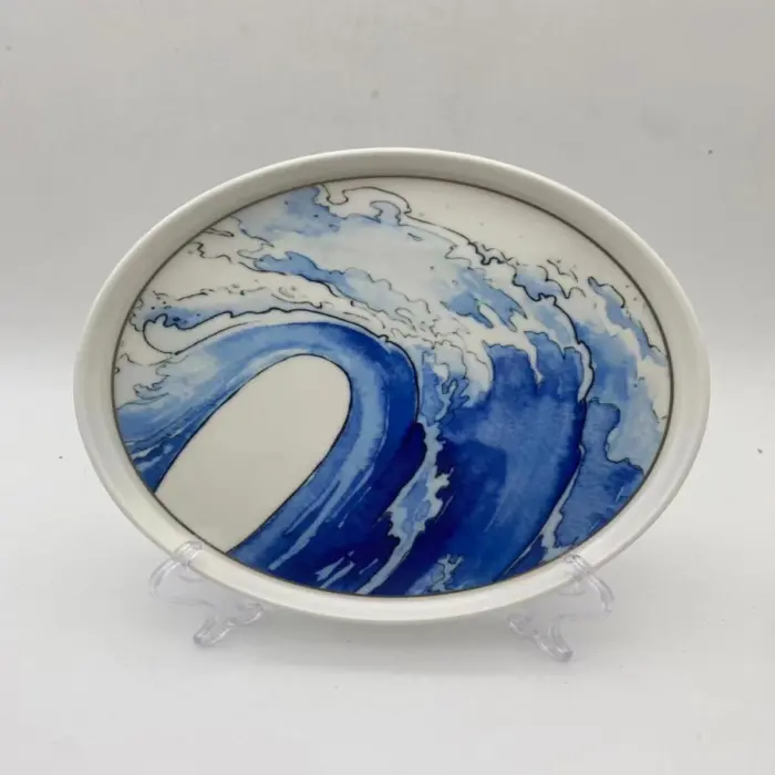 Plato Olas Tubo de Mar