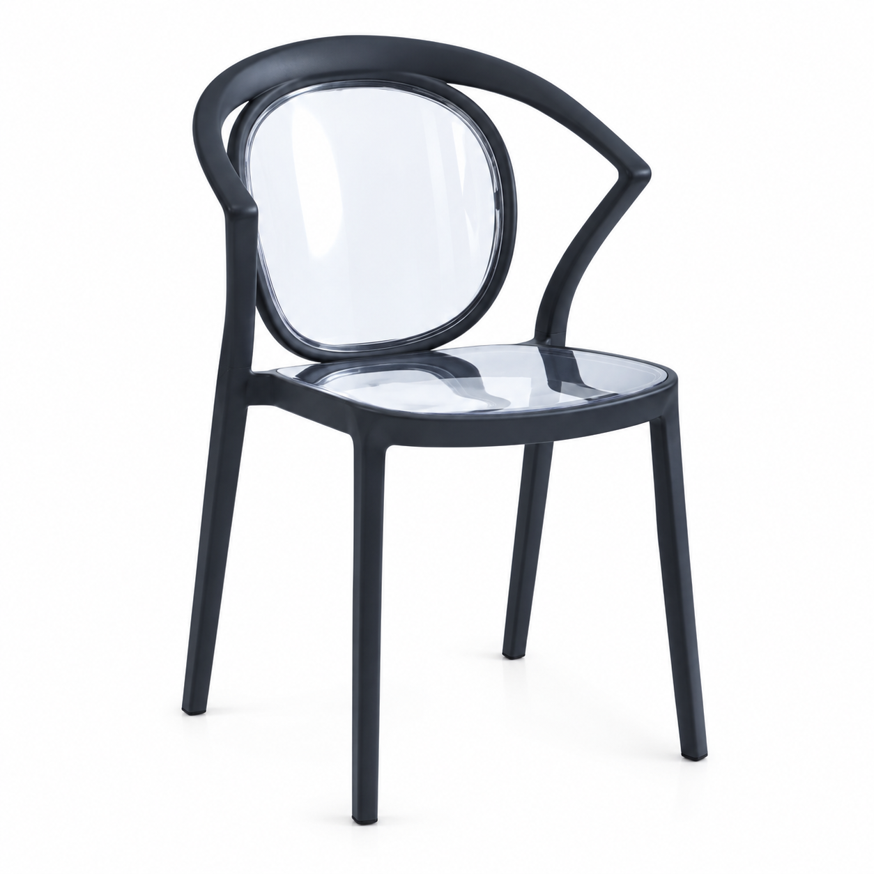 Silla Nórdica Ghost Negra Galerías el Triunfo