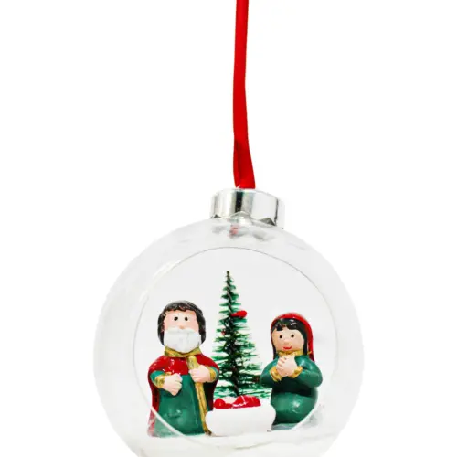 Esfera Abierta de Acrílico con Nacimiento