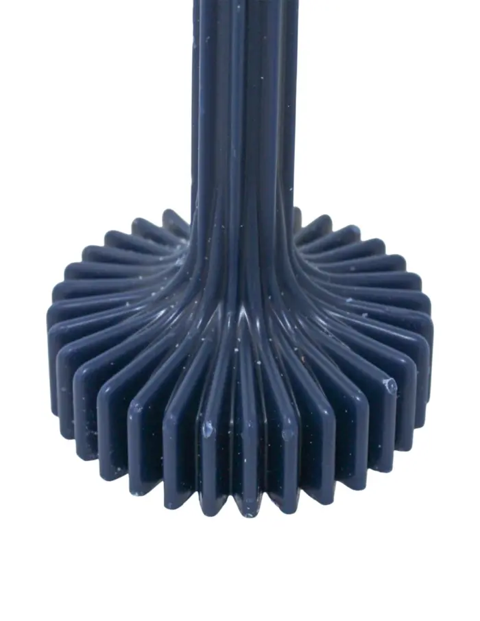 Vela Azul Marino con Base Corrugada - Image 3