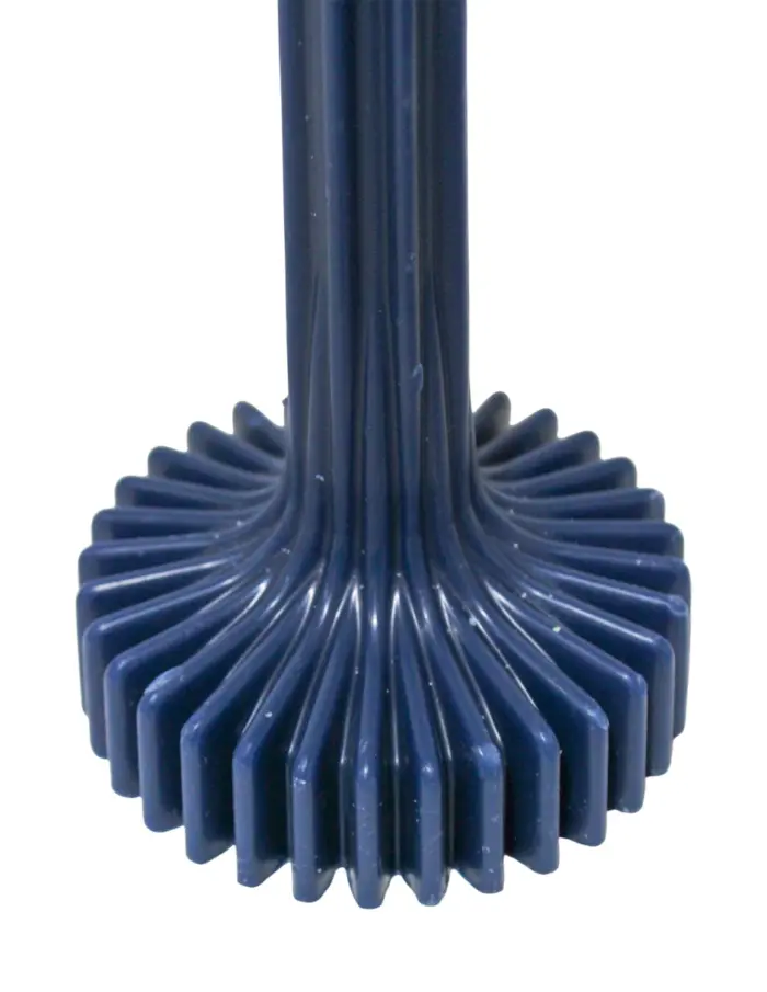 Vela Azul Marino con Base Corrugada - Image 3