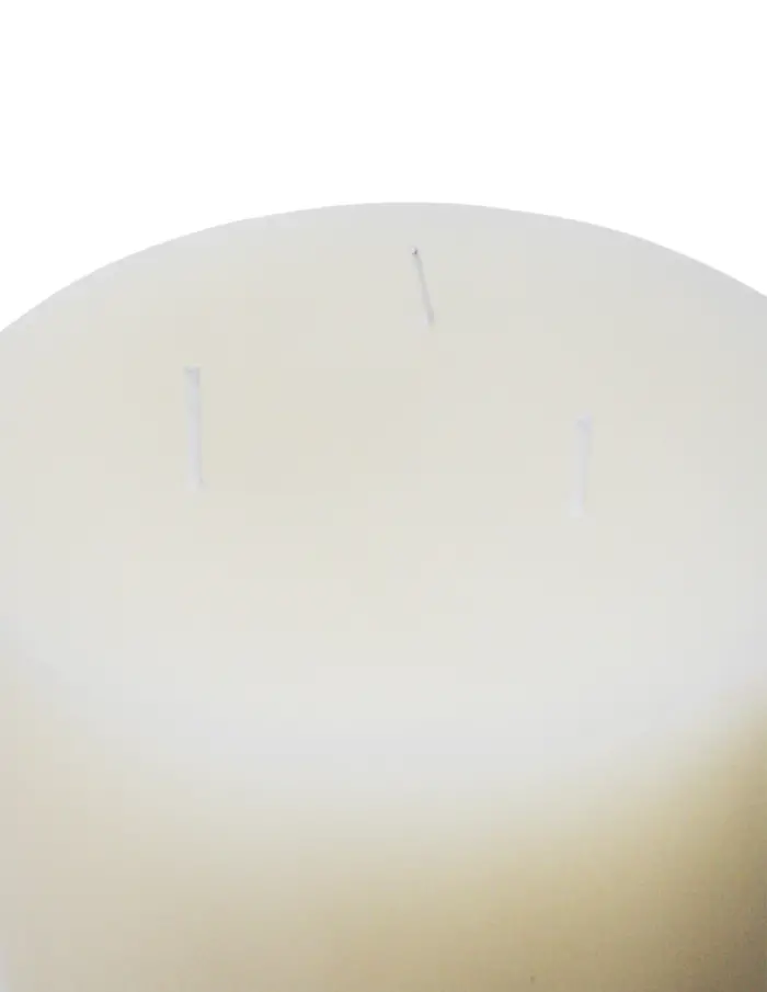 Vela de Marfil con 3 Pabilos - Image 3
