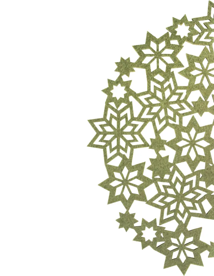 Mantel Verde Diseño Estrellas - Image 3