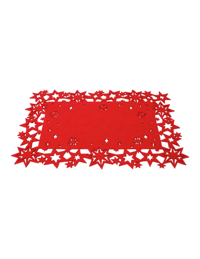 Mantel Rojo Diseño Estrellas - Image 2