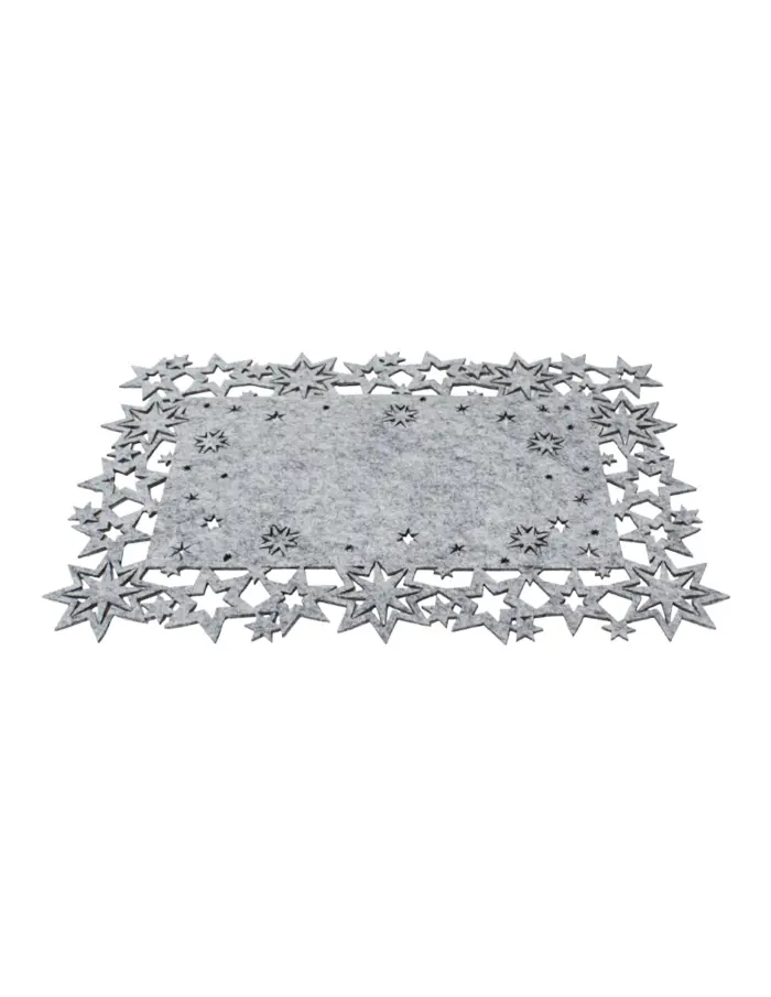 Mantel Gris Diseño Estrellas - Image 2