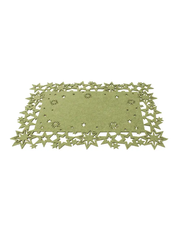 Mantel Verde Diseño Estrellas - Image 2