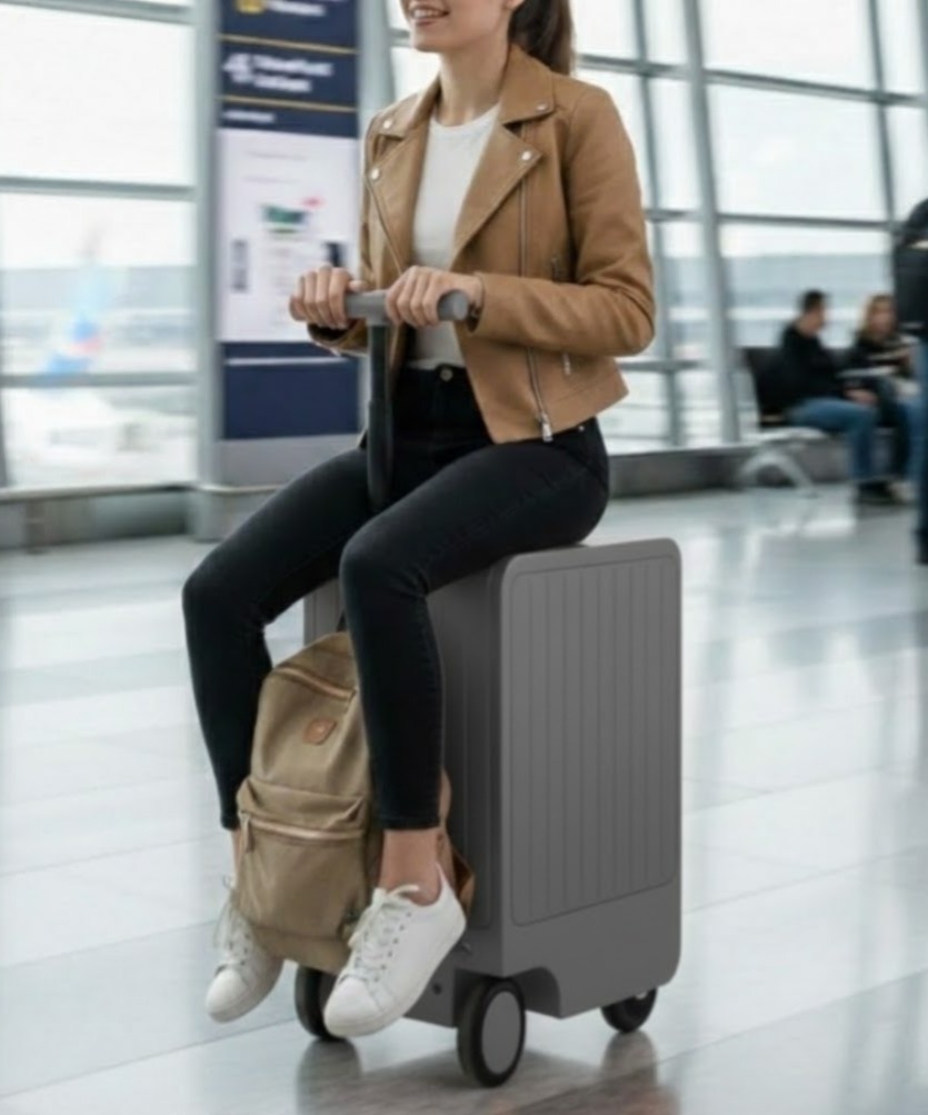 Maleta Scooter Eléctrica Gris