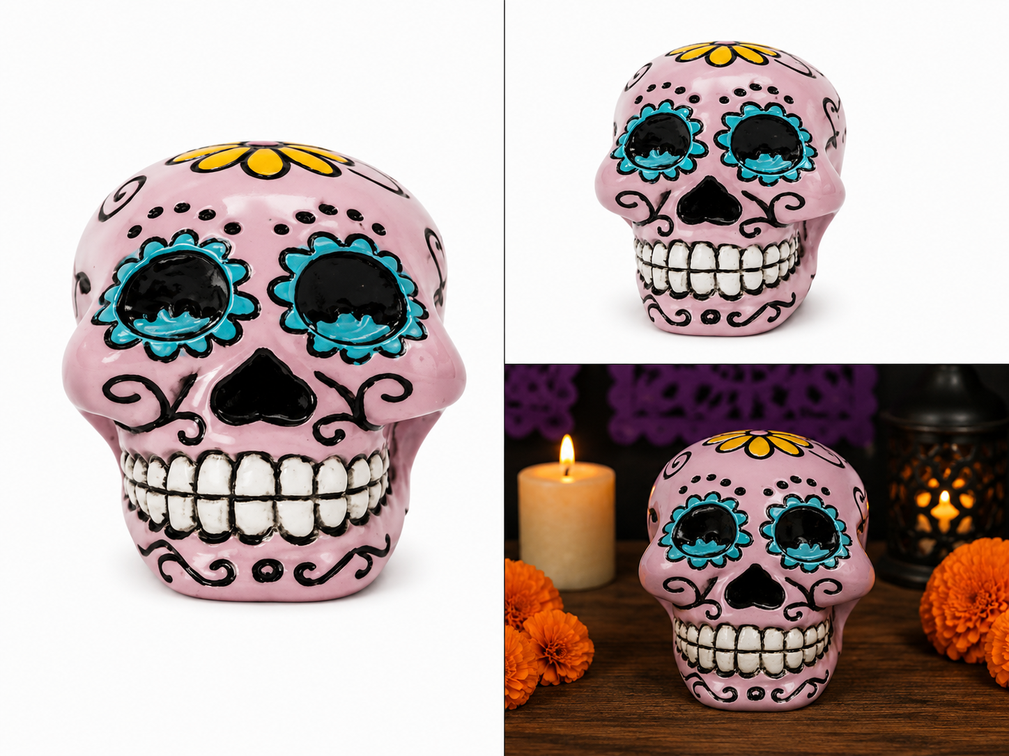 Calavera ‘Azúcar Rosa’