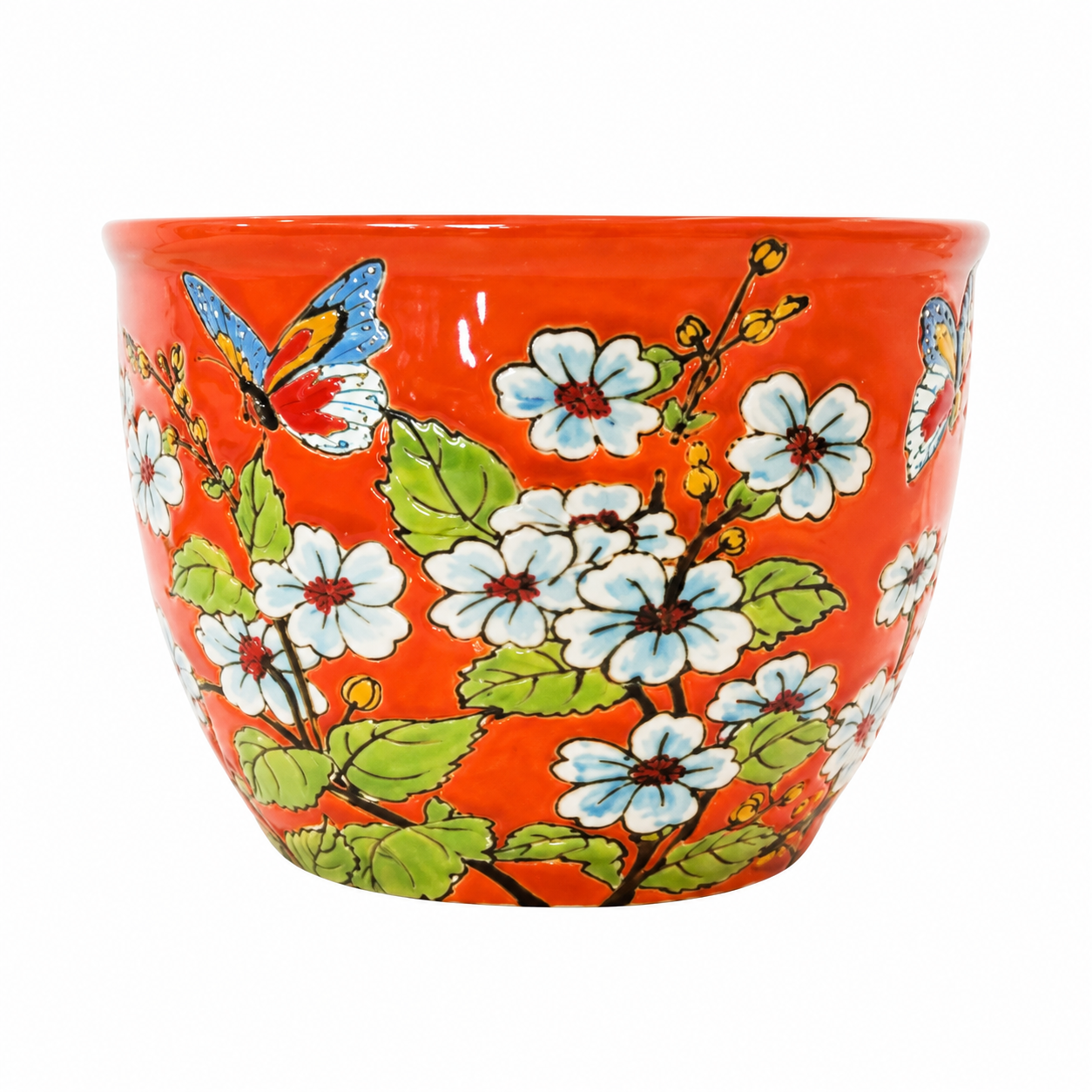 Maceta Vuelo de Mariposas Terracota