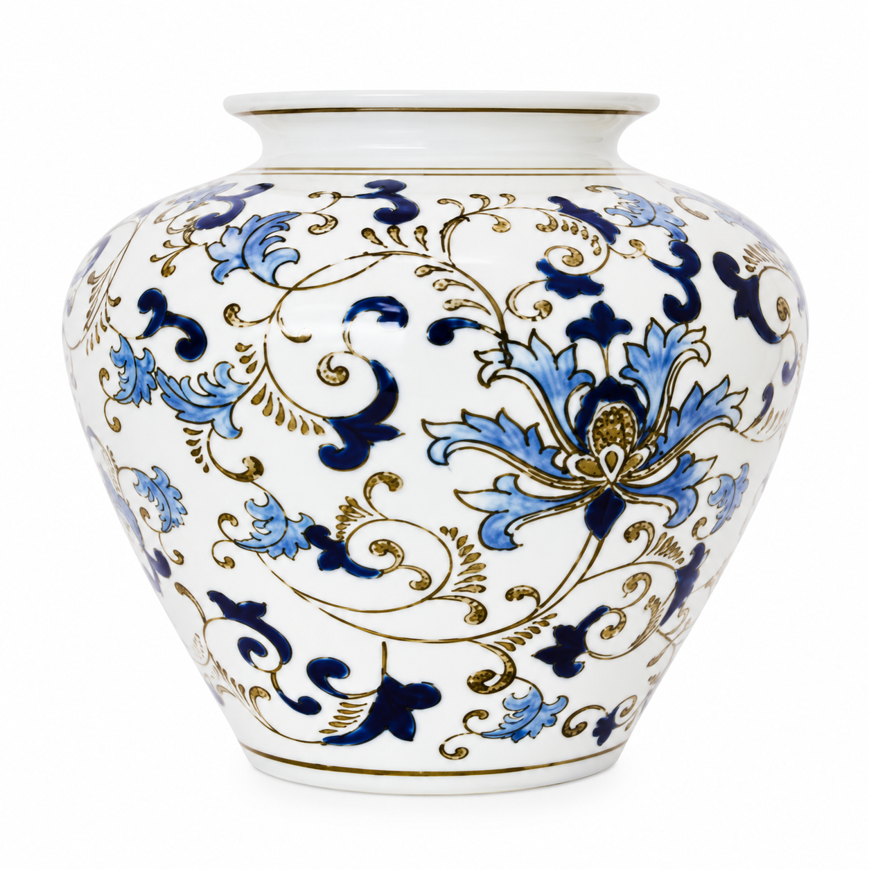 Jarrón Oriental Estilo Dinastía Ming