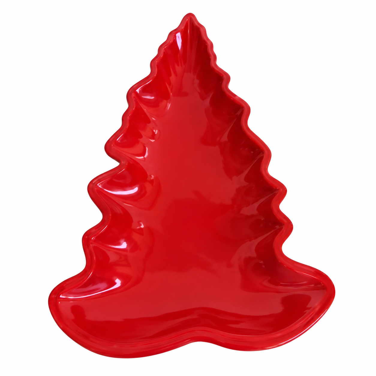 Plat Rojo Diseño Pino Navideño – Galerías el Triunfo