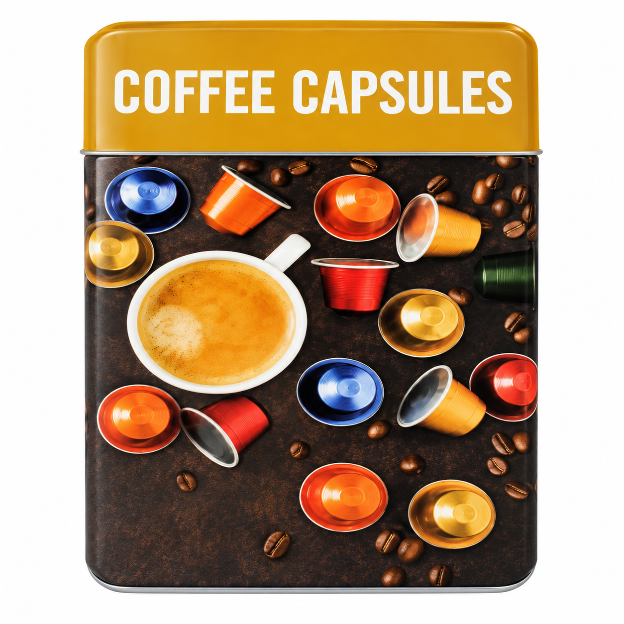 Caja de Lámina “Coffee Essence” – Galerías el Triunfo