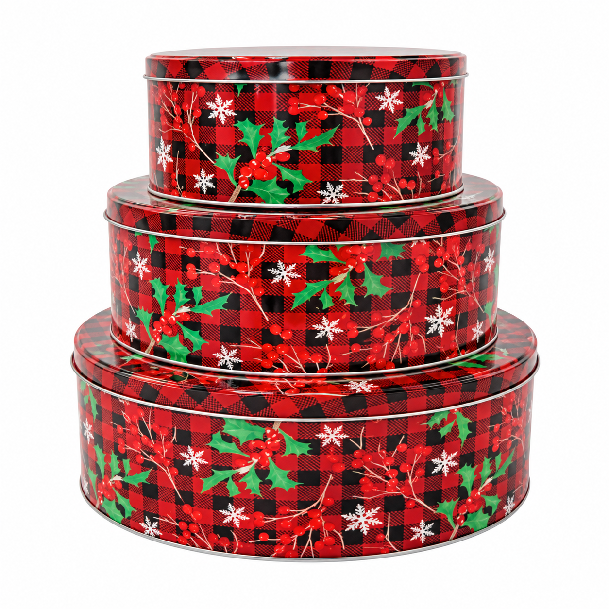 Set de 3 Cajas “Navidad Tartán” – Galerías el Triunfo