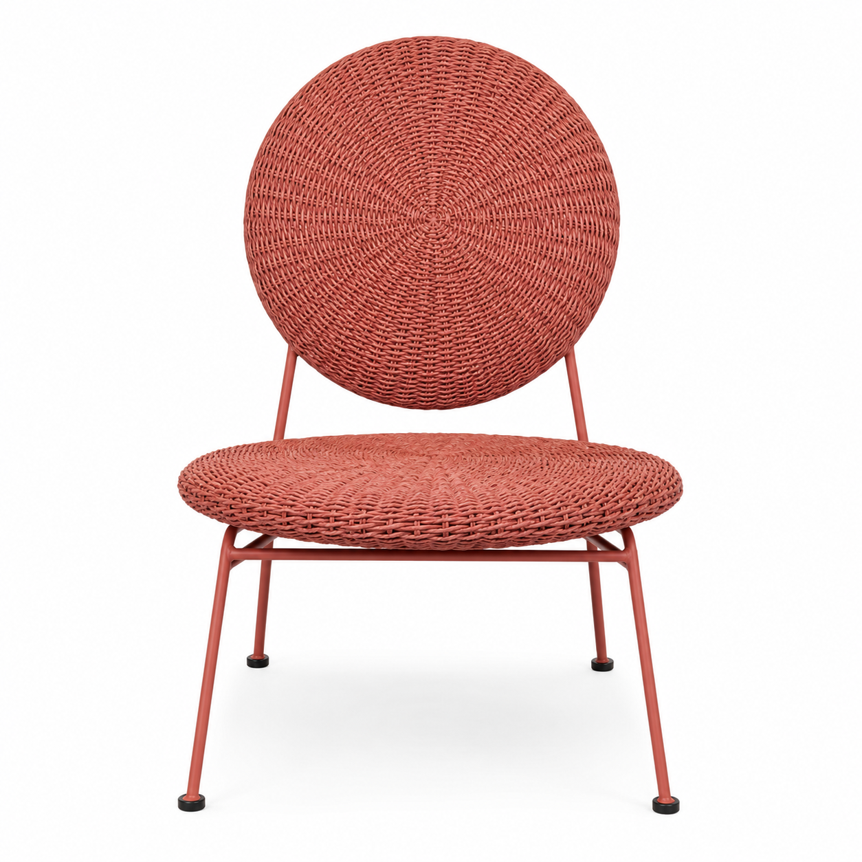 Silla "Terracotta Weave" en Rattan Sintético - Galerías el Triunfo