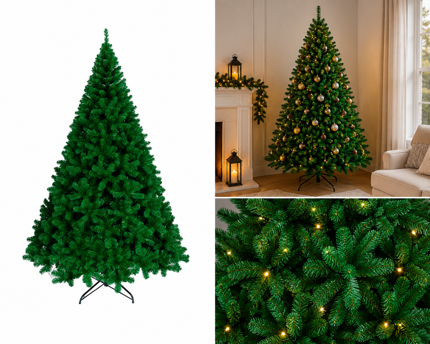 Árbol de Navidad Verde Clásico - Galerías el Triunfo