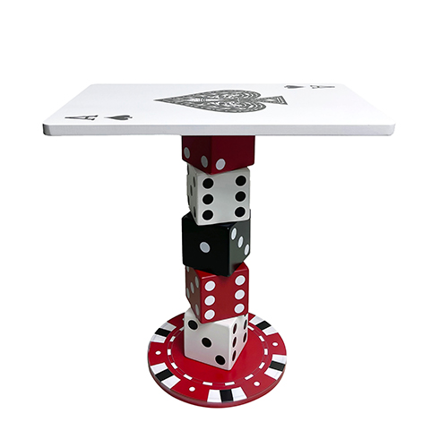Mesa de Centro Dados y As de Póker - Galerías el Triunfo