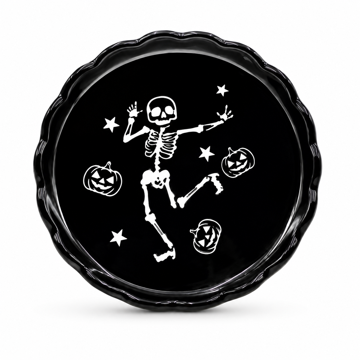 Plato Trinche "Dancing Skeleton" - Galerías el Triunfo