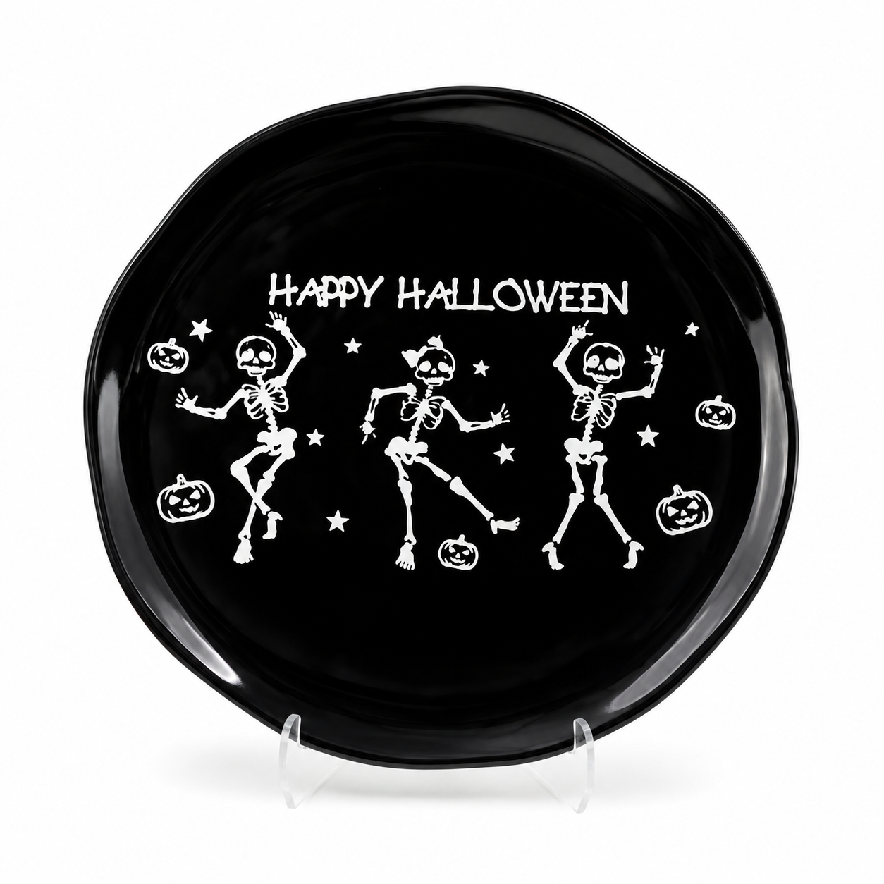 Plato Trinche "Dancing Skeleton" - Galerías el Triunfo