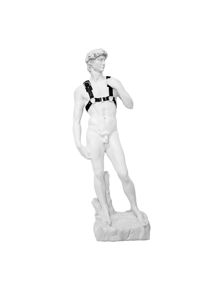Escultura de El David con Arnés - Galerías el Triunfo