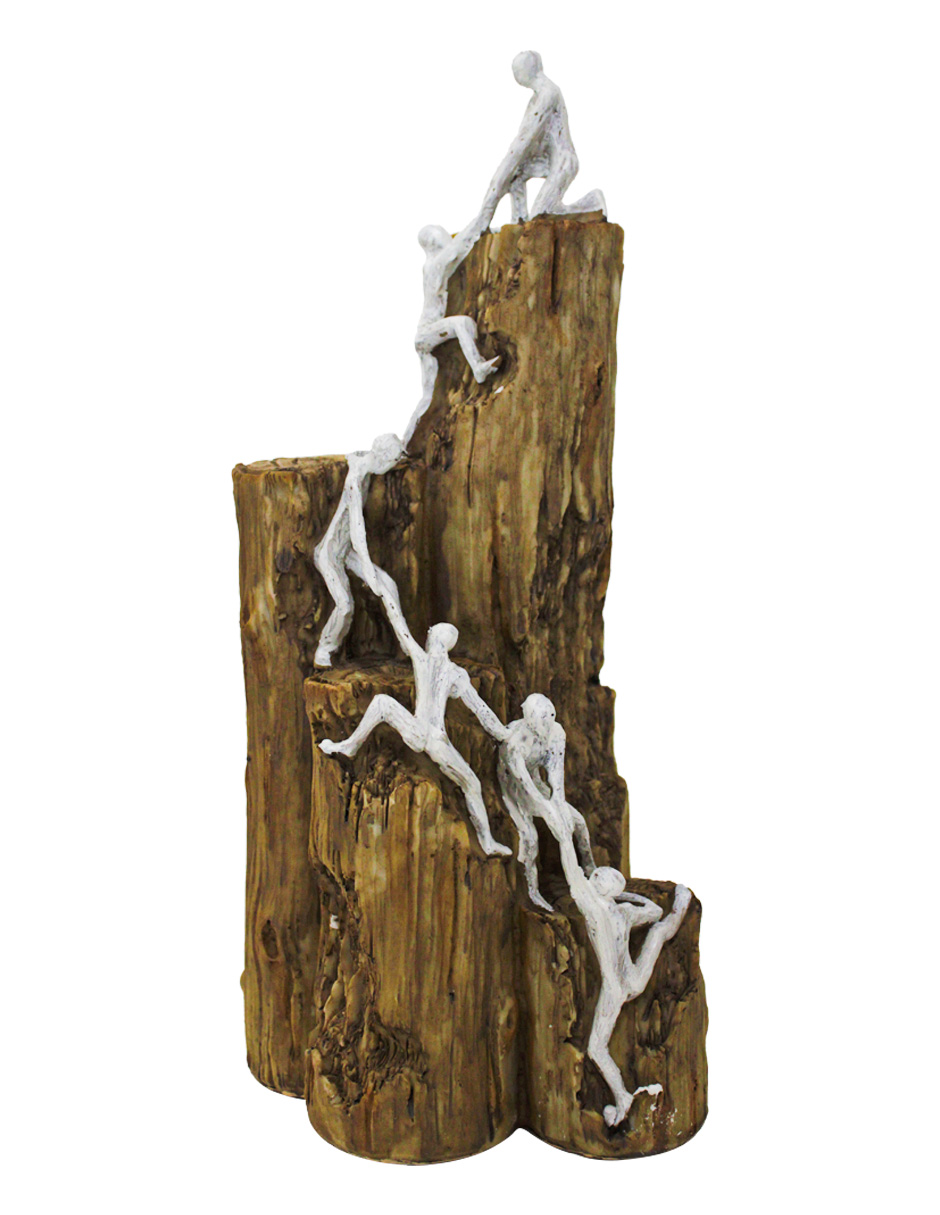 Escultura Escalada de Liderazgo - Galerías el Triunfo