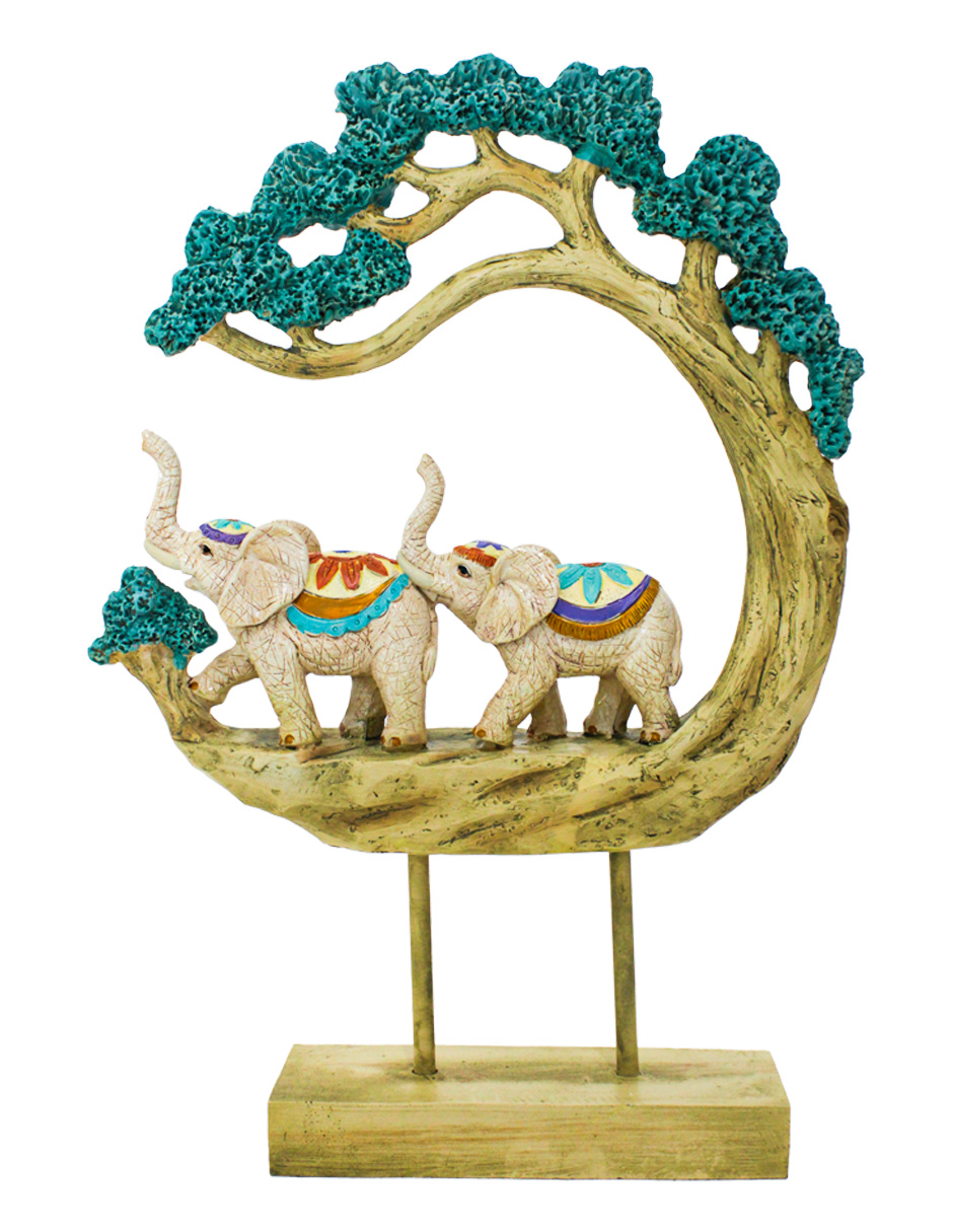 Elefantes de la Fortuna en Bonsai - Galerías el Triunfo