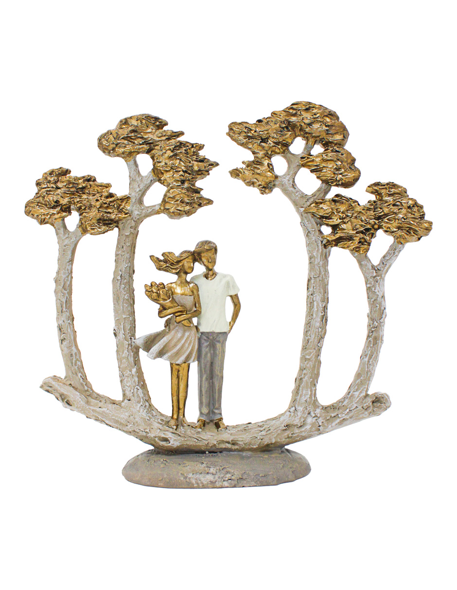 Paseo de Pareja en Bonsai Dorado - Galerías el Triunfo