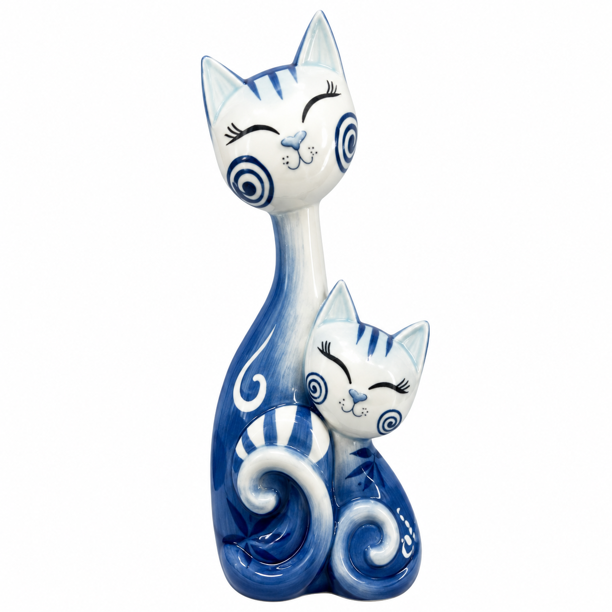 Escultura Gatos con Filigrana y Espirales – Galerías el Triunfo