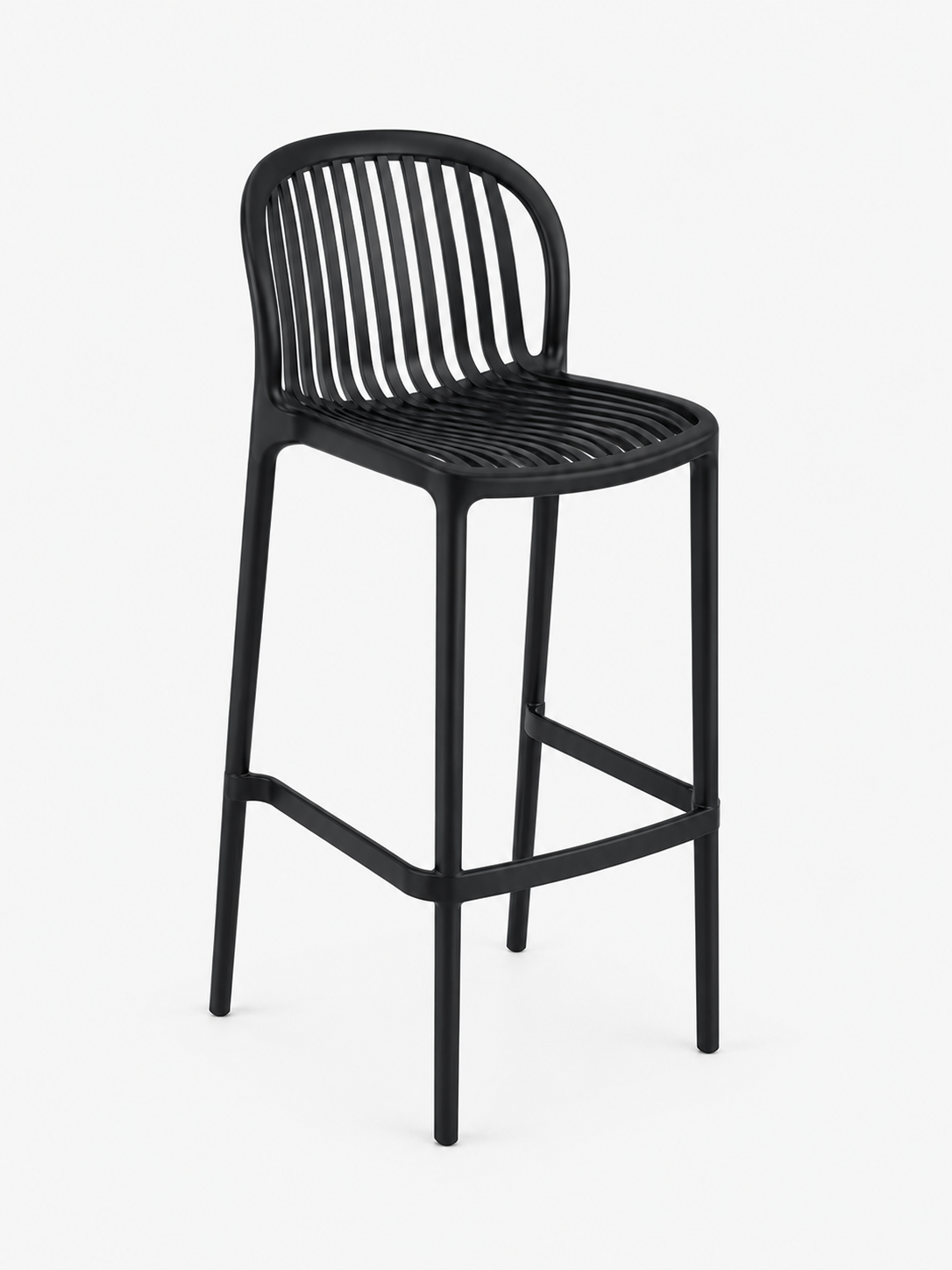 Banco para Barra Negro de Tiras Verticales - Galerías el Triunfo